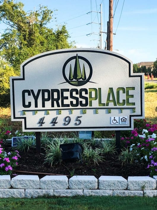 Cypress Place sign